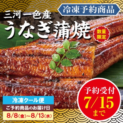 三河一色産うなぎ蒲焼（1尾）※予約品