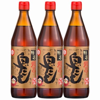特選料亭白だし600ｍｌ　３本
